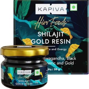 Kapiva Shilajit Gold Resin - 20g | Helps in boosting Stamina | Contains 24 Carat Gold | 100% Ayurvedic