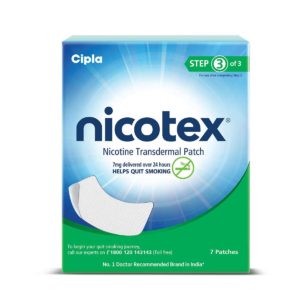 Nicotex Nicotine Transdermal 21 mg Patch 7's