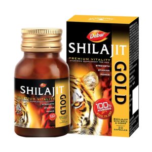 Dabur Shilajit Gold Capsule For Men | For Immunity, Strength, Stamina & Power | Premium Vitality